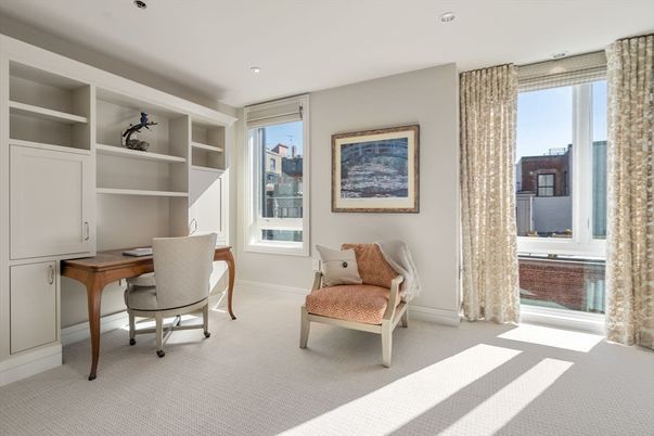 Home Office, Interior, Recessed Lighting