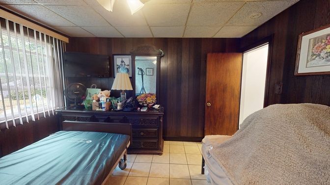 Bedroom, Interior, Wooden Walls