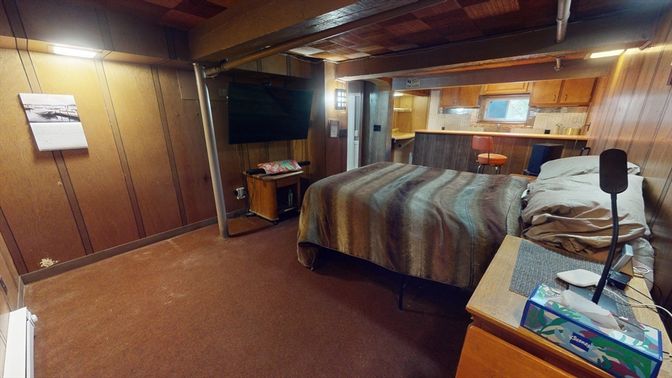 Bedroom, Interior, Wooden Beams, Wooden Ceilings, Wooden Walls