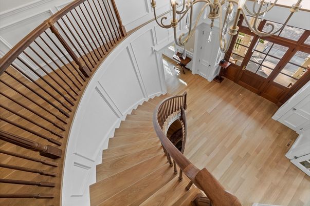 Chandelier, Interior, Wood Texture Flooring