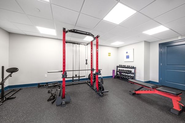 Fitness Equipment, Interior, Recessed Lighting
