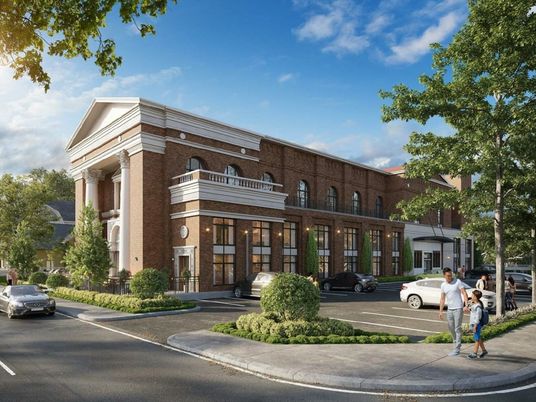 Exterior, Facade, Brick Facade, Condo Building