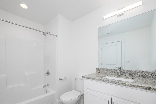Bathroom, Interior, Recessed Lighting