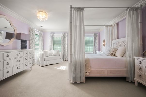 Bedroom, Chandelier, Interior