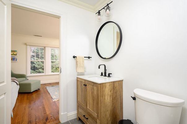 Bathroom, Interior, Wood Texture Flooring