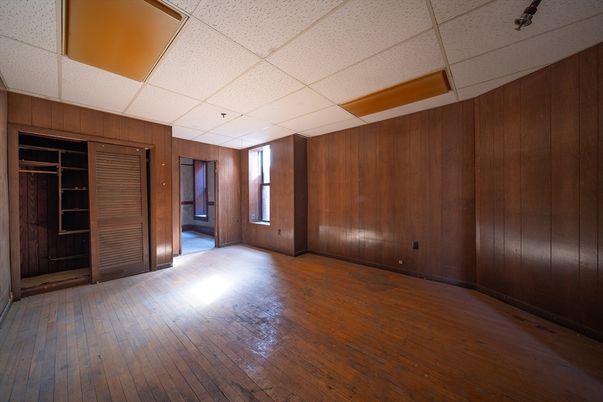 Empty room, Interior, Wood Texture Flooring, Wooden Walls