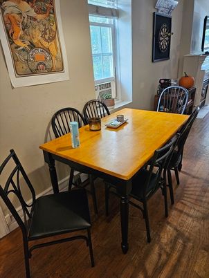 Dining room, Interior, Wood Texture Flooring