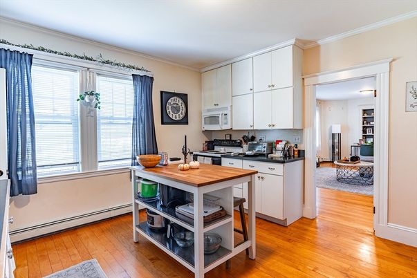 Interior, Kitchen, Wood Texture Flooring