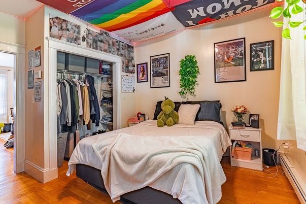 Bedroom, Interior, Wood Texture Flooring