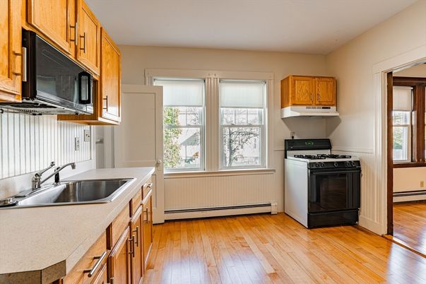 Interior, Kitchen, Wood Texture Flooring