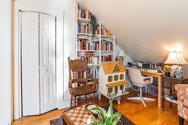 Home Office, Interior, Wood Texture Flooring