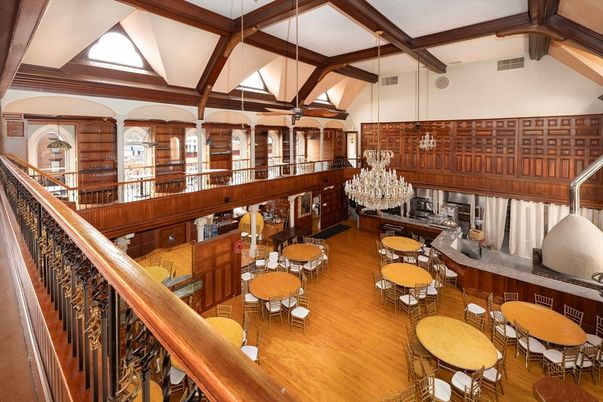 Chandelier, Dining room, Interior, Pendant Lights, Wooden Beams, Wood Texture Flooring