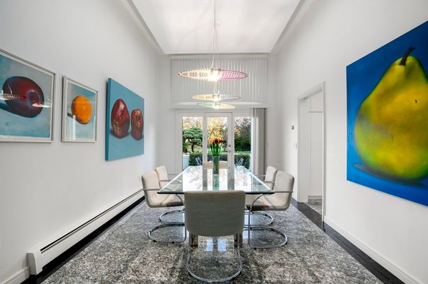 Dining room, Interior, Pendant Lights