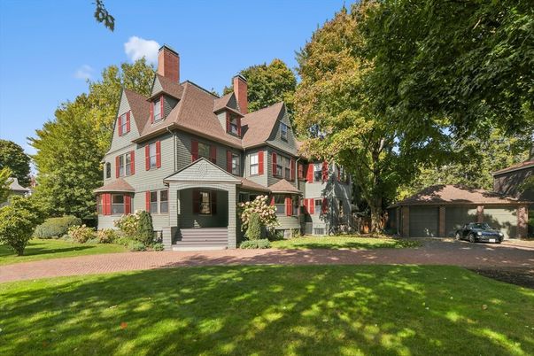 Attached, Backyard, Detached Garage, Exterior, Facade, Queen Anne Victorian