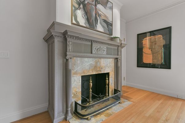 Fireplace, Interior, Wood Texture Flooring
