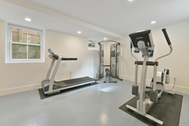 Fitness Equipment, Interior, Recessed Lighting