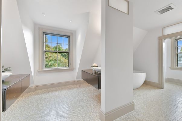 Bathroom, Free Standing Baths, Interior, Recessed Lighting