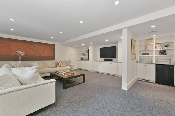 Interior, Living room, Recessed Lighting