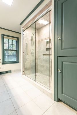 Bathroom, Glass Shower, Interior