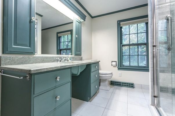 Bathroom, Glass Shower, Interior