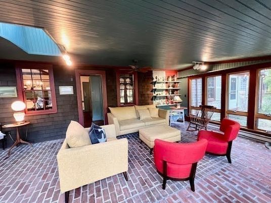 Interior, Living room, Wooden Ceilings