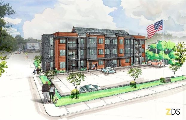 Exterior, Facade, Condo Building