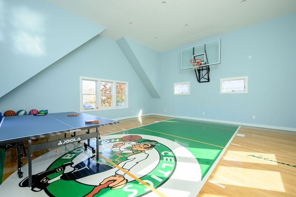 Game Room, Interior, Wood Texture Flooring