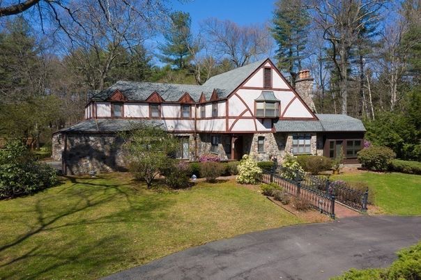 Backyard, Exterior, Facade, Tudor Revival