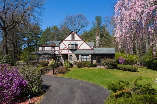 Backyard, Exterior, Facade, Tudor Revival