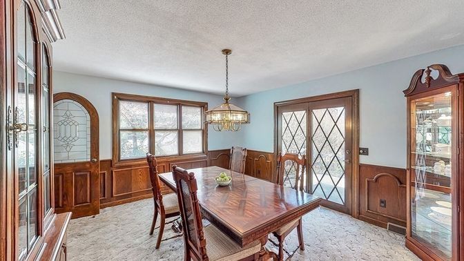 Dining room, Interior, Pendant Lights