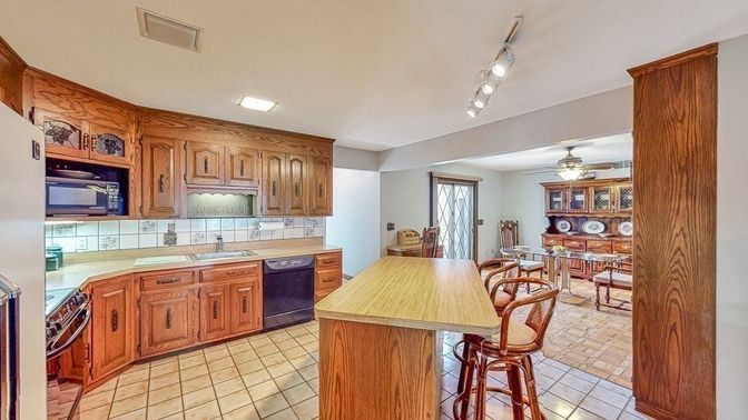 Dining room, Interior, Kitchen