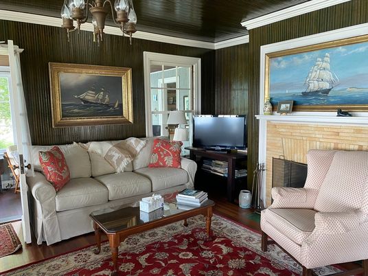 Chandelier, Fireplace, Interior, Living room, Wood Texture Flooring