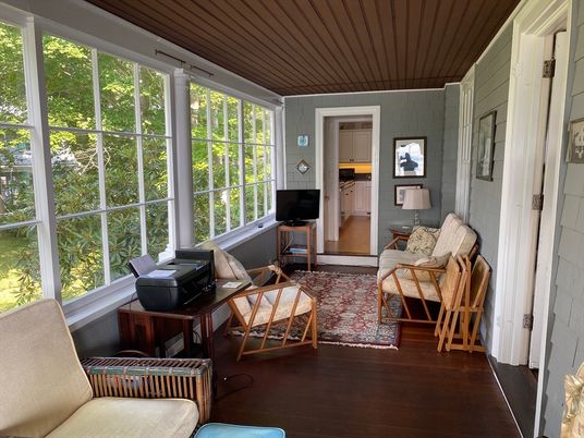 Home Office, Interior, Wood Texture Flooring