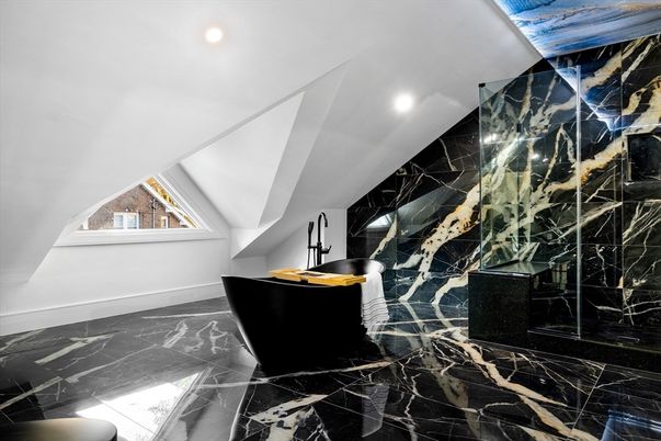 Interior, Marble, Marble Walls, Recessed Lighting
