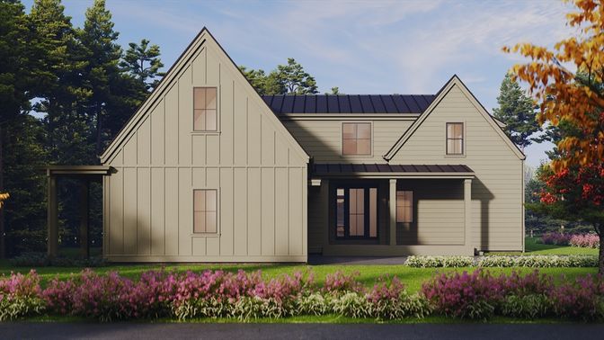 Exterior, Facade, Farmhouse
