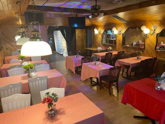 Dining room, Interior, Wood Texture Flooring, Wooden Walls