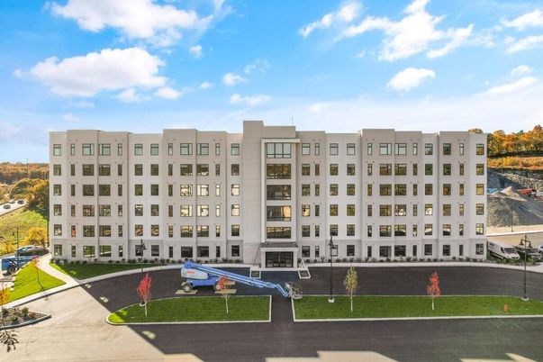Exterior, Facade, Condo Building