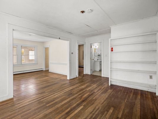 Empty room, Interior, Wood Texture Flooring