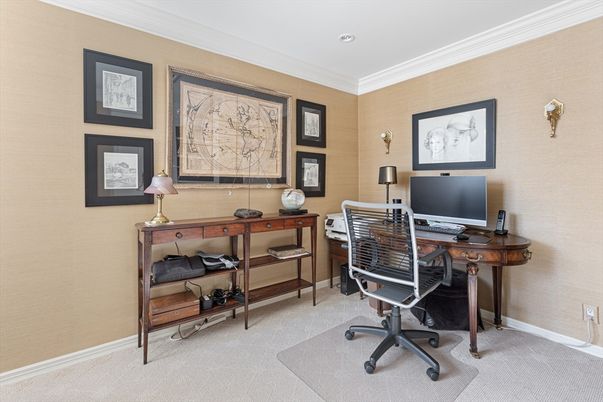 Home Office, Interior, Recessed Lighting
