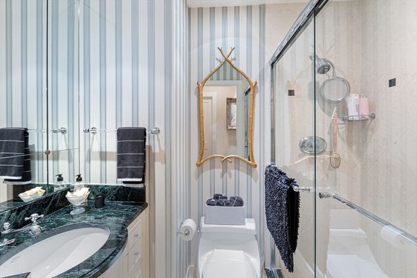 Bathroom, Glass Shower, Interior