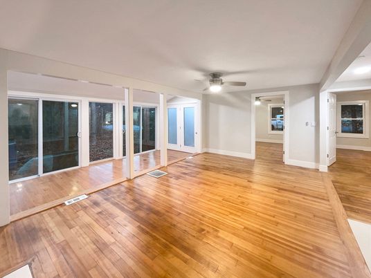 Empty room, Interior, Wood Texture Flooring