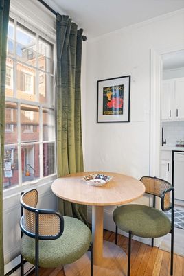 Dining room, Interior, Wood Texture Flooring