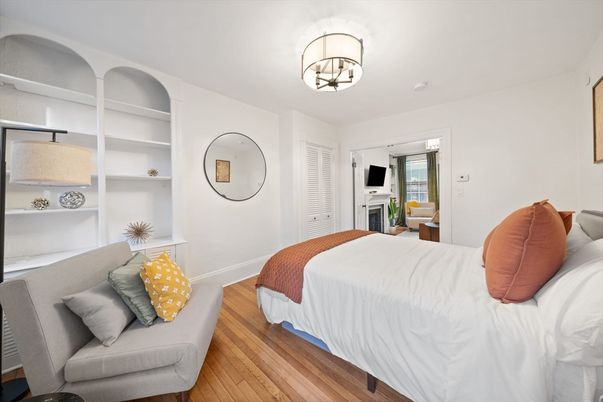 Bedroom, Interior, Wood Texture Flooring