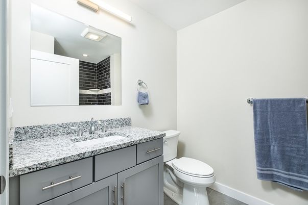 Bathroom, Interior, Recessed Lighting