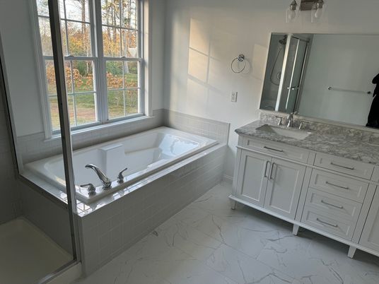 Bathroom, Dual Sink Vanities, Interior, Marble