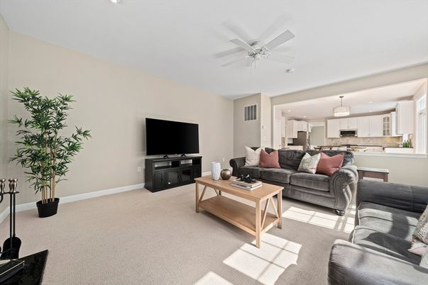 Interior, Kitchen, Living room, Pendant Lights, Recessed Lighting, Stainless Steel Appliances