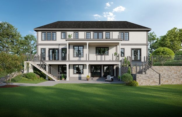 Backyard, Exterior, Facade, Georgian