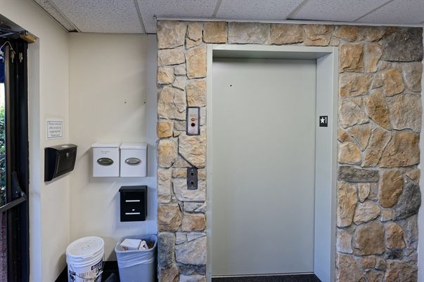 Elevator, Interior, Stone Walls