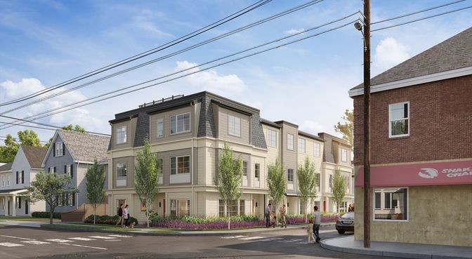 Exterior, Facade, Rowhouse