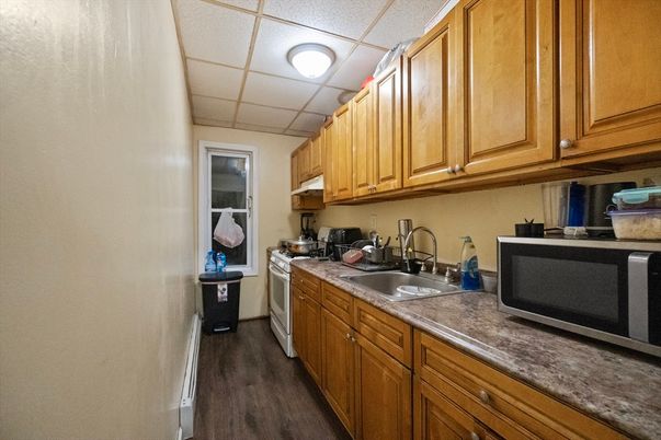 Interior, Kitchen, Wood Texture Flooring